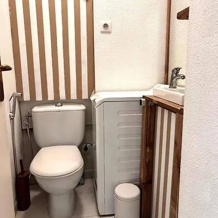 Rare à 2 Ch Jardin Privé Face à La Apartamento